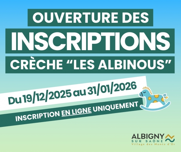 Inscriptions à la crèche