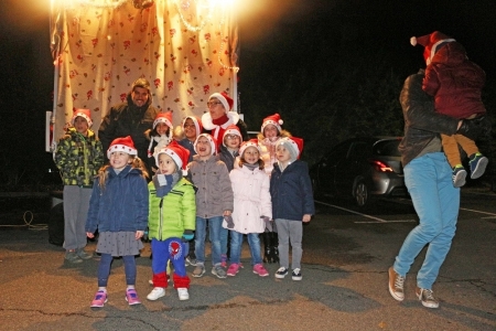 Père Noêl place de Ringsheim le 9 décembre 2017