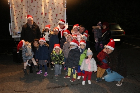 Père Noêl place de Ringsheim le 9 décembre 2017