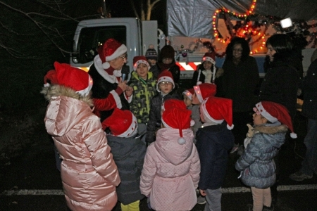 Père Noêl place de Ringsheim le 9 décembre 2017